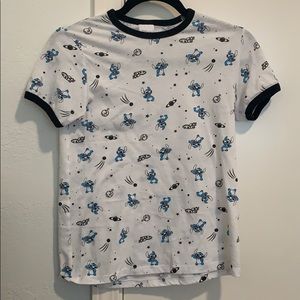 White stitch shirt